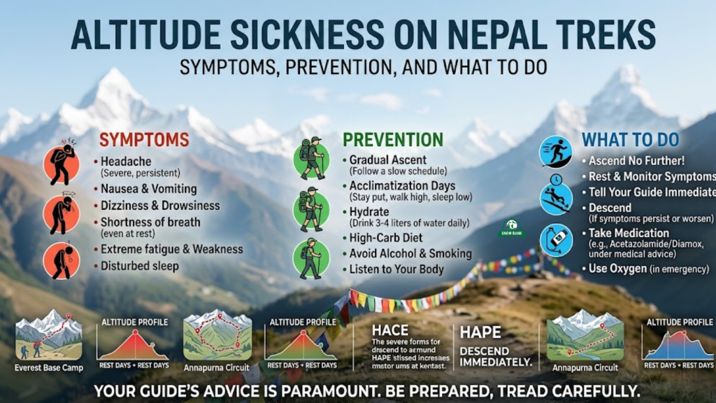 Altitude Sickness on Nepal Treks: Symptoms, Prevention, and What to Do