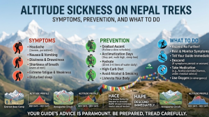 Altitude Sickness on Nepal Treks: Symptoms, Prevention, and What to Do